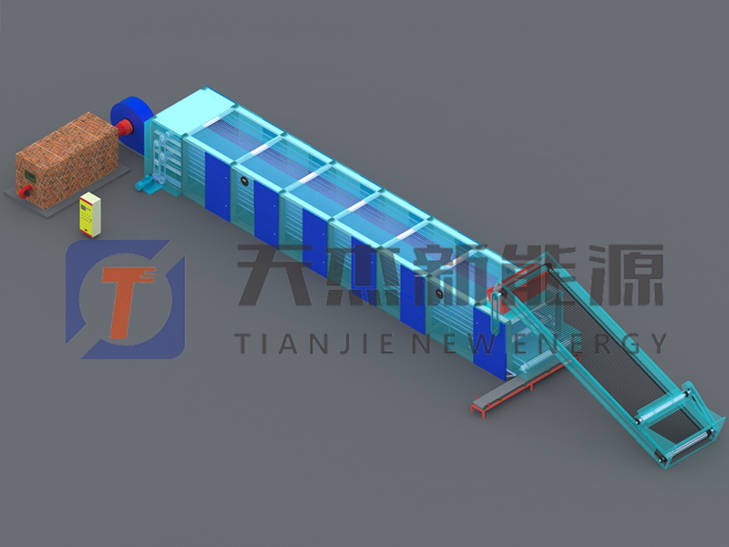 南瓜烘干機三維示意圖